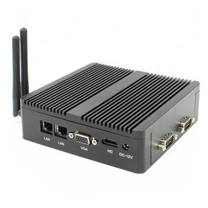 Fansız pc bilgisayar Intel celeron 1900 HD + VGA 2 Gigabit LAN 2COM Win10 pc oyun bilgisayarlar dizüstü bilgisayarlar ve masaüstü bilgisayarlar için VOIP - Product Image 3