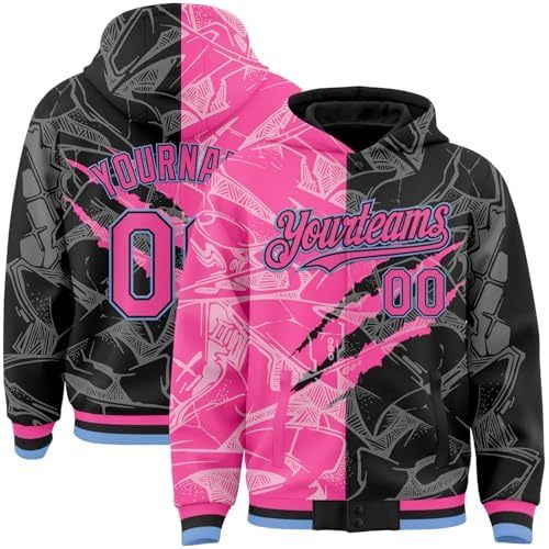 Scratch Black-blue-pink