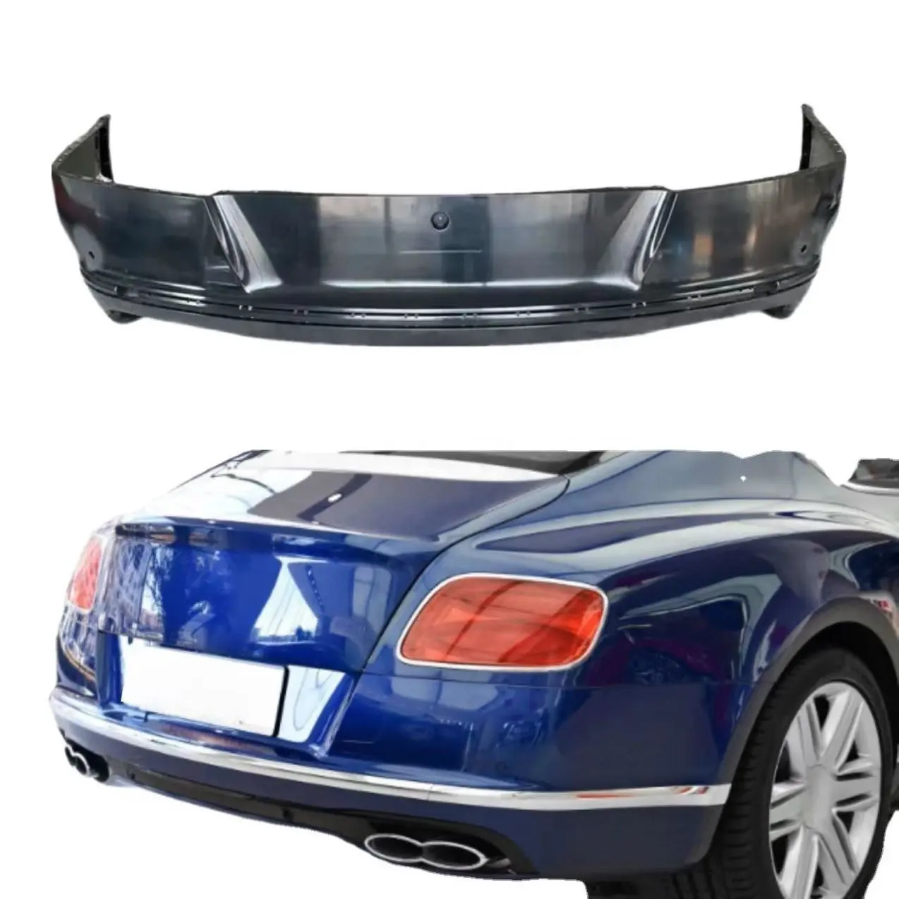 Parachoques trasero de coche de imprimación 3W3807417BG para Bentley Continental GT GTC 2016 2017 2018 OEM, accesorios para automóviles, nuevos diseños, superventas