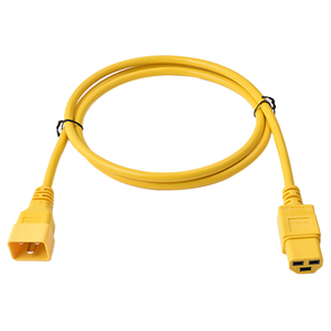 16A H05VV-F 3G1.0 2M IEC C21 tak + C20 konnektör güç kablosu bilgi işlem ekipmanlarında ve veri merkezlerinde kullanılır - Product Image 3