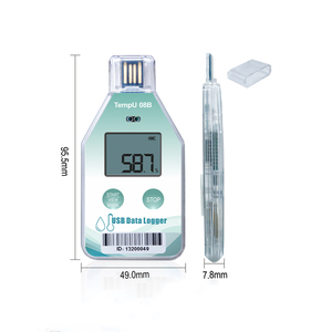 TZONE TempU08B-pantalla LCD, un solo uso, USB, temperatura y registrador de datos RH, uso para monitoreo de temperatura y humedad, logística - Product Image 5