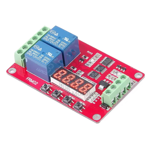 DC 5V/12V/24V 10A modulo relè multifunzione a 2 canali ciclo di ritardo Timer interruttore autobloccante relè programmabile con LED - Product Image 1