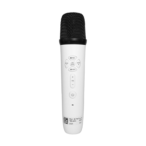 V Bluetooth Micrófono inalámbrico Track Altavoz Bluetooth con función KTV y montaje magnético para sistemas de altavoces Track