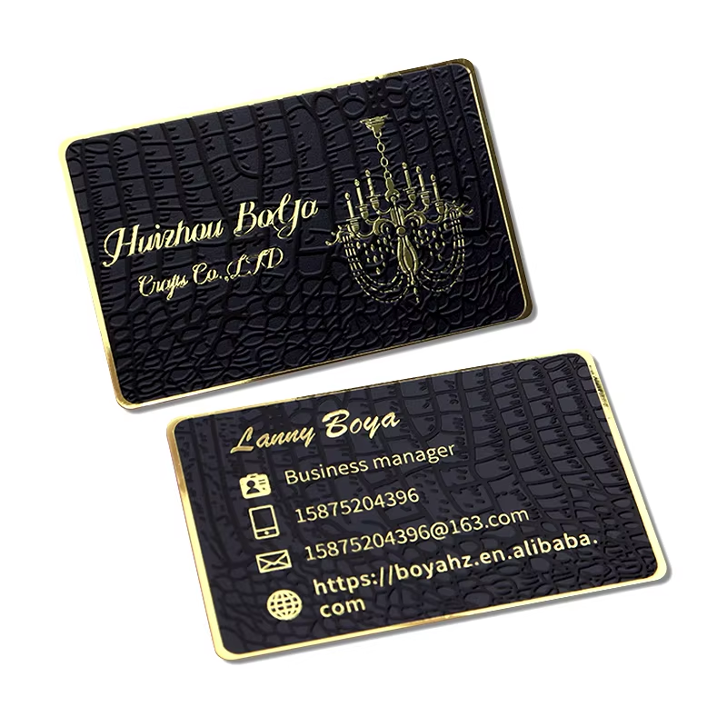 Mirror gold business card G