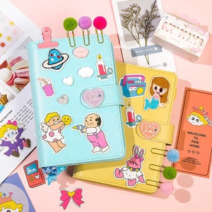 Cuaderno A6 con pegatinas bonitas para Niña-Pop colorido mano-cuenta diario de hojas sueltas estacionario para tomar notas creativas - Product Image 2