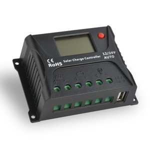 智能SR-HP2420 Pwm恒流控制器12v/24v离网太阳能充电控制器 - Product Image 1