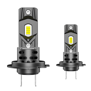 50W 5400lm ไฟหน้า H7 LED แบบไร้สายขนาดสั้นทั้งหมดในที่เดียวหลอดไฟฮาโลเจน6000K ขนาด1:1เล็กปลั๊กแอนด์เพลย์แพ็ค2ชิ้น - Product Image 1