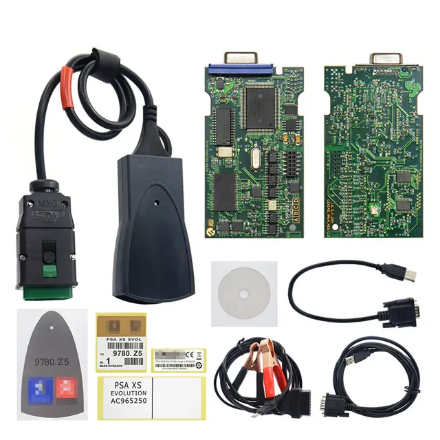 Chip completo 2022 Lexia-3 Lexia3 V48 Citroen/Peugeot Diagnostic PP2000 V25 XS Evolution Diagbox V7.87 supporto Software Peugeot 307