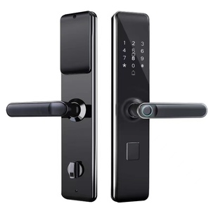 Il più economico codice di allarme Smart blocco della porta di lavoro con Tuya supporto più lingua impronta digitale con la fotocamera - Product Image 1