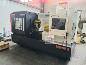 Máquina de roscado de tubos de metal CNC QK1314 de alta precisión, corte de metal completamente automático - Product Image 5