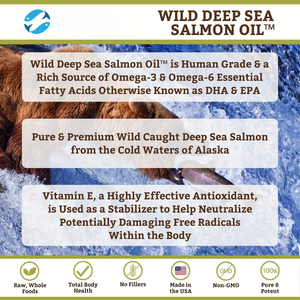 OEM Deep Sea Wild Alaskan Salmon <strong>Oil</strong> for Dogs Omega 3 With EPA and DHA for Skin Coat Heart and Nervous System Health - Product Image 4