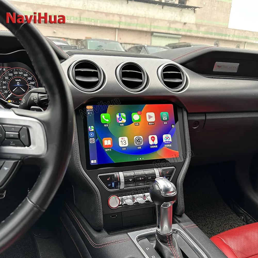 NaviHua nouvelle mise à niveau grand écran tactile Android 12 11.5 ''autoradio stéréo vidéo multimédia pour Ford Mustang 2014 2015 2016 2018