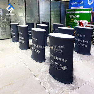 定制便携式和可折叠贸易展览广告摊位柜台，用于贸易展览和展览中的活动促销台 - Product Image 2