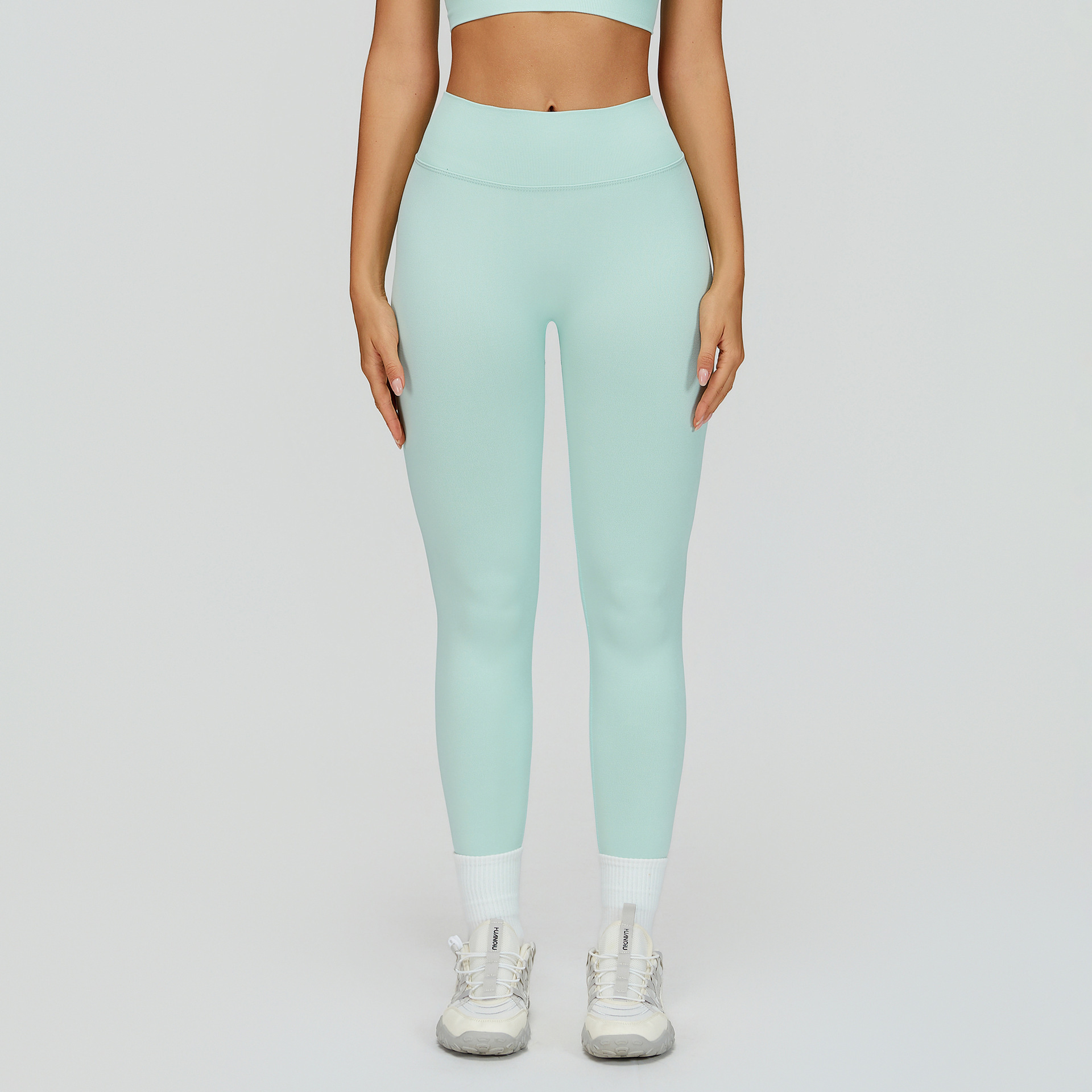 mint green pants