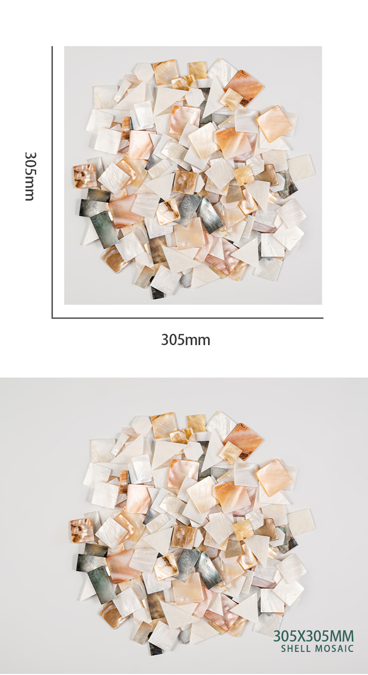 bathroom square wall natural shell mosaic tile for kitchen backsplash mosaic shower tile