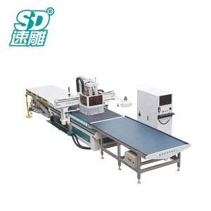 Solución de anidación cnc para carpintería con sistema de descarga de carga para línea de producción de muebles - Product Image 3