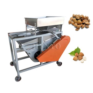 Máquina desgranadora de nueces de almendra de trabajo estable/máquina separadora de cáscara de nuez de almendra/máquina descascaradora de albaricoque - Product Image 1