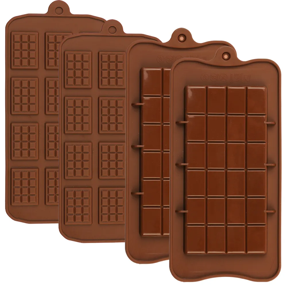 Molde de silicona para hornear Chocolate de 12 formas, herramientas antiadherentes para pastel de silicona, molde 3D para dulces, bricolaje, nuevo