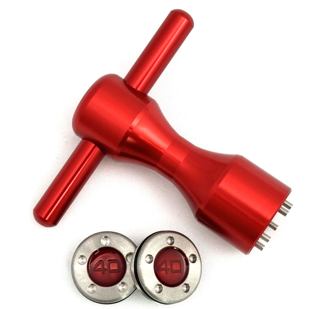 Conjunto rojo de 40g