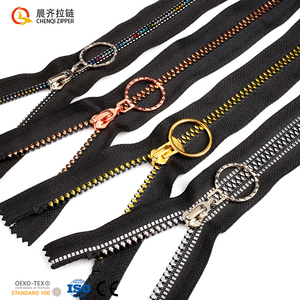 卸売り5 # rainbowファッション歯のクローズドエンドプラスチックビジョンジッパーバルクテーラー縫製アクセサリージッパーお客様のデザイン