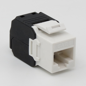 OEM放大器型RJ45 Cat6 180度UTP非屏蔽模块化梯形插孔，用于网络FTP连接器和接线板模块 - Product Image 2