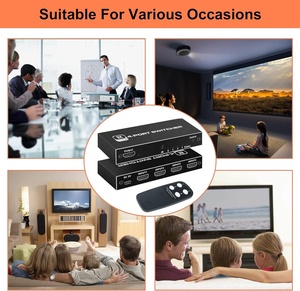 SY 8K 60HZ HDMI <strong>Splitter</strong> Switch 4K@120Hz HDMI <strong>2</strong>.<strong>1</strong> <strong>Switcher</strong> 4 <strong>2</strong> in <strong>1</strong> Out Audio Converter 4x1 for PS4 PS5 Xbox hdmi Switch 8k