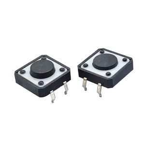 DC 12V 50mA DIP Tact <strong>Switch</strong> 12*12 White Plastic Panel 12x12 Tactile <strong>Switch</strong> Round Head Manufacture Soft Feeling <strong>Switch</strong> - Product Image 3
