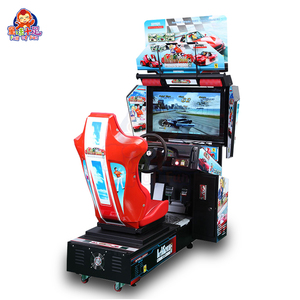 Mevcut en büyük yarış başlıklarını oynamayı hayal eden hayranlar için araba yarışı simülatörlü atari makinesi. - Product Image 2