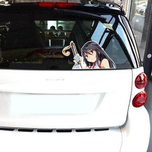 カスタム防水ダイカットウィンドウステッカー赤目がキルビニールカーステッカー