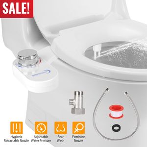 DB kullanımı kolay ABS taharet musluğu klozet eklentisi kadınsı yıkama için çift nozullu elektrikli olmayan soğuk su püskürtücü - Product Image 2