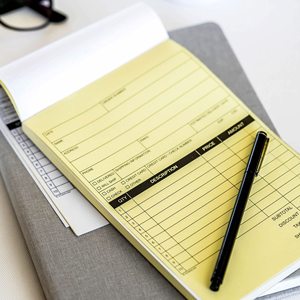 定制个性化廉价无碳复印税现金收据ncr发票书，带序列号打印设计 - Product Image 2