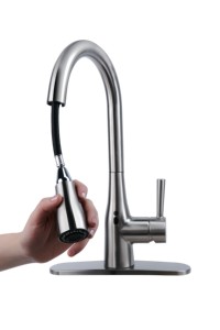 Vòi Thông Minh Điều Khiển Bằng Ứng Dụng Vòi Nước Bồn Rửa Nhà Bếp Kéo Ra Khe Nước Nóng Lạnh Vòi Nước Nhà Bếp Cảm Biến Kéo Xuống - Product Image 4