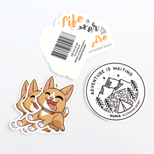 Custom Personalize Waterproof Scratch Resistant PVC QR <strong>Code</strong> Die Cut Stickers for Gifts - Product Image 3