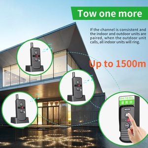 Timbre de timbre inalámbrico alimentado por USB/batería con intercomunicador: La solución definitiva para locales comerciales, tiendas y oficinas concurridas - Product Image 4