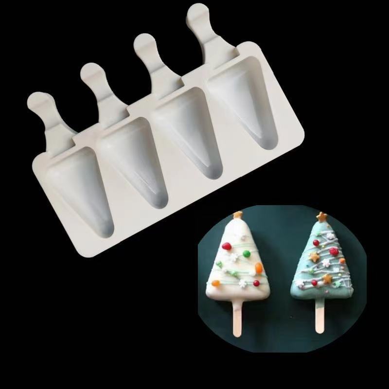 4 cavity triangle shape white