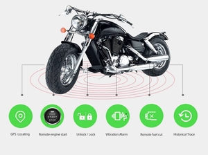 Alarma de motocicleta NTO, botón de inicio y parada remoto, inteligente, entrada sin llave, rastreador GPS - Product Image 2