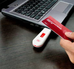 Real Original NFC Reader ACS ACR122T-E2 USB Token NFC Reader mit USB Kontakt