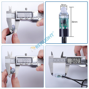 50ct 5v 12V Ws2811 modulo 12mm digitale Led stringa Rgb Full Color impermeabile Ip68 per lettere segno Led luci Pixel - Product Image 4