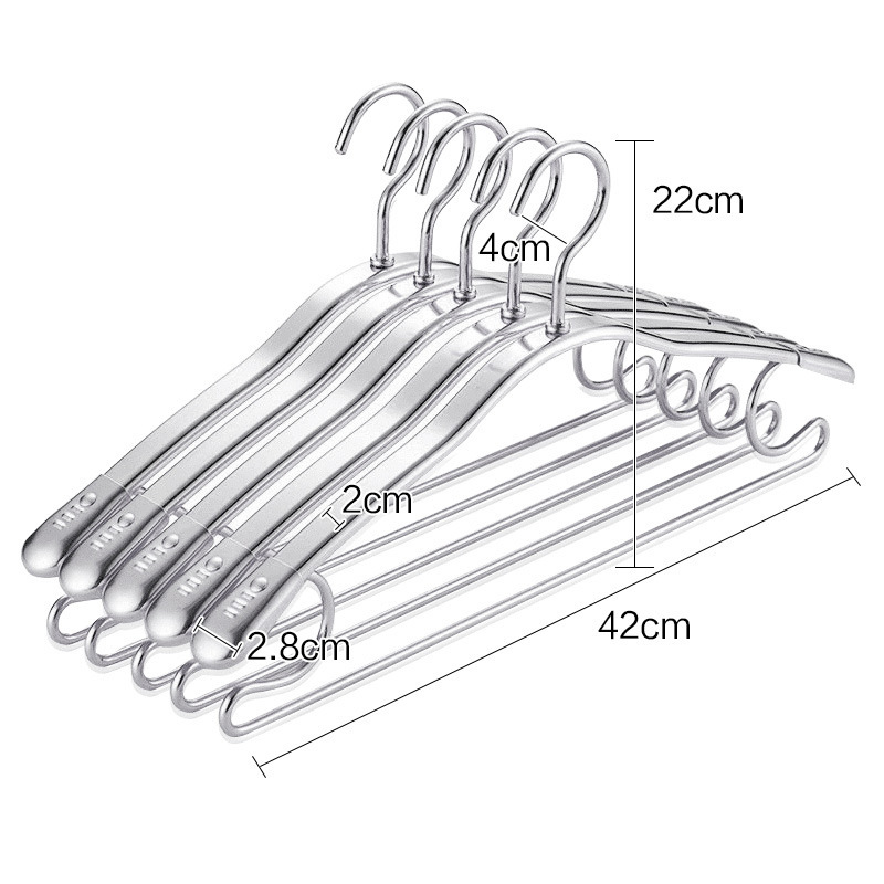 Cintre Premium Argent Extra Large Extra Rigide