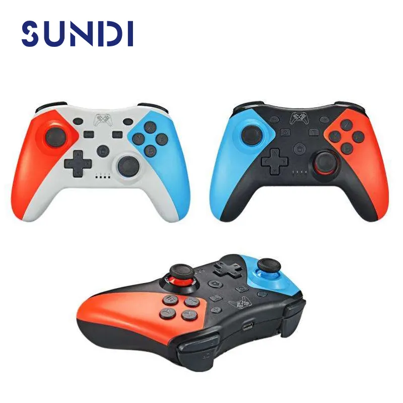 Chuyên nghiệp 2.4GHz không Dây BT chơi game cần điều khiển chuyển đổi Pro Trò chơi gamepad điều khiển