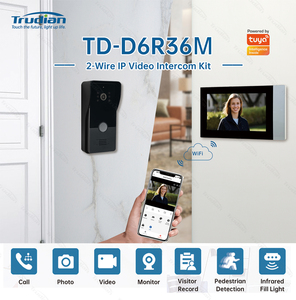 Trudian Smart Tuya Video Intercom System Ring Door Bell Timbre Cámara Interfono Puerta Teléfonos Timbre Cámara con Monitor - Product Image 6