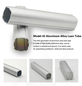 OD 28mm Profile Third Generation Aluminium Lean Pipe Factory Price Lean <strong>Tube</strong> - Product Image 5