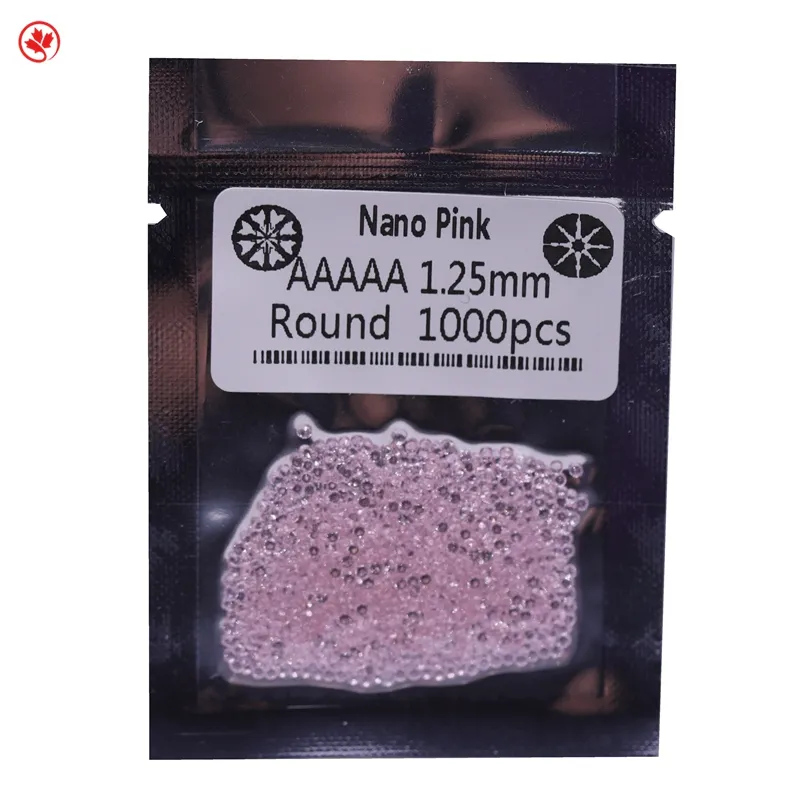 Prezzo di fabbrica 5A Sintetica NanoSital Gemme Forma Rotonda Rosa Nano Sital di Pietra per gioielli