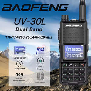 Ad alta potenza NOAA radioamatore ricetrasmettitore tipo-C 999CH trasmettitore Wireless 10W VHF UHF Radio Baofeng UV30 Walkie Talkie
