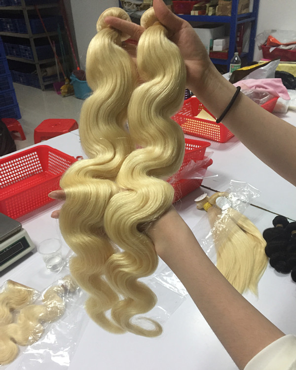 blonde 613 body wave