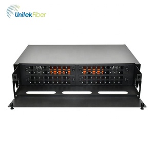 Panel de conexión de fibra óptica ODF de 72 puertos, Puerto SC 2U Montado en Rack, marco de distribución óptica a prueba de polvo - Product Image 2