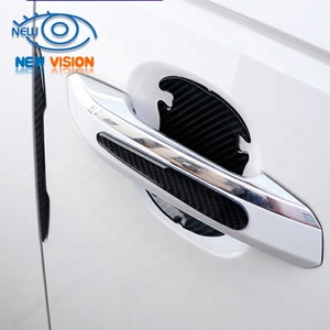 <strong>Dual</strong>-Function Door Handle Guards Scratch Protection + Nighttime <strong>Reflectivity</strong> (Glossy/Matte Black) - Product Image 6