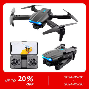 โดรนขนาดเล็กพับได้สำหรับ E99โดรน FPV HD K3โดรนสี่ใบพัดเฮลิคอปเตอร์ของเล่นสำหรับผู้เริ่มต้นด้วยรีโมทคอนโทรลการเชื่อมต่อ WIFI - Product Image 2
