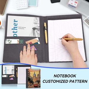 Bán buôn biểu tượng tùy chỉnh thăng hoa vải máy tính xách tay khoảng trống vải Tạp Chí bao phủ Nhật Ký notepad cho mục đích quảng cáo - Product Image 5