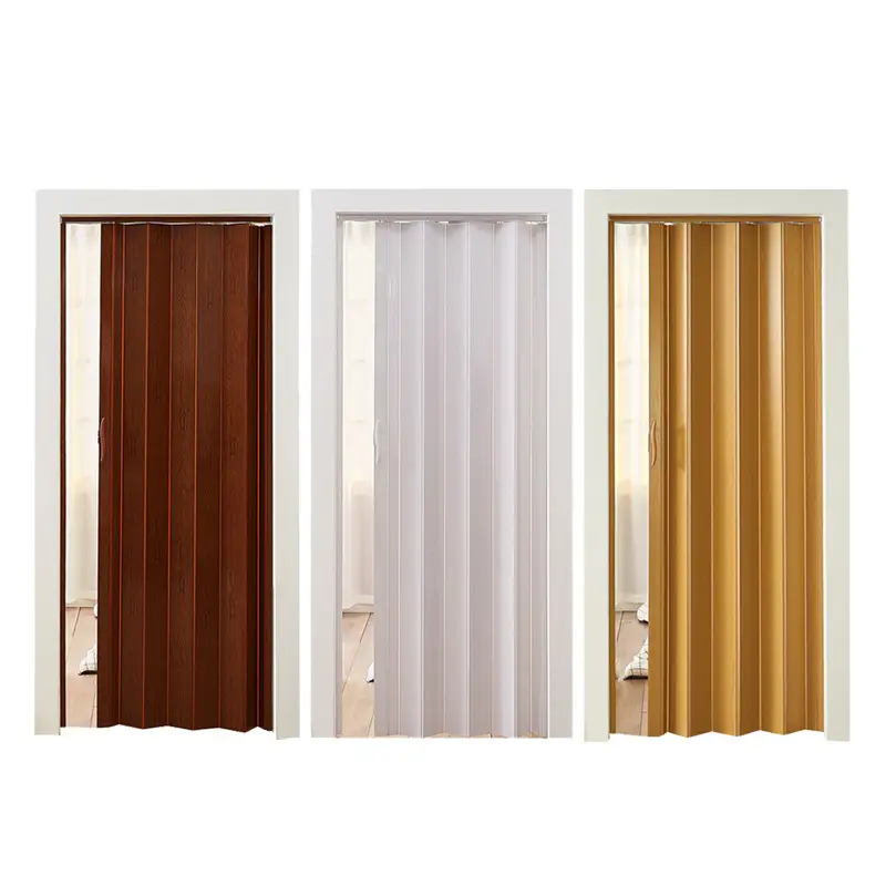 Riel superior rts para puerta corredera de baño plegable de pvc, puerta de vinilo tailandesa jiangsu